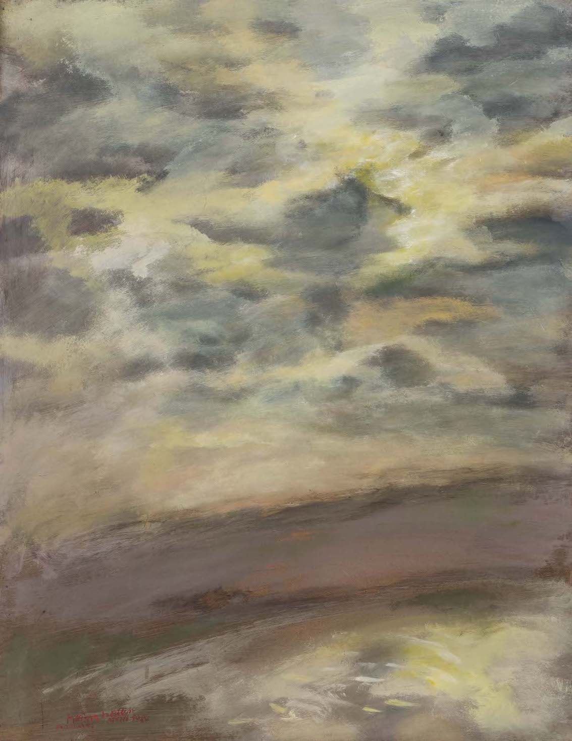 Wolkenbild Haindling, 1984