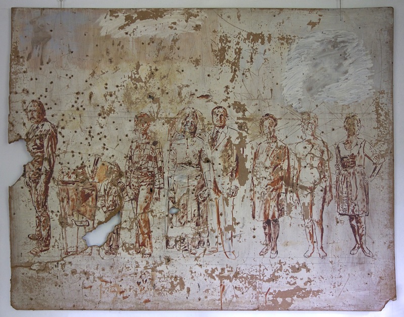 "zerstörter Entwurf Familienbild", 1977