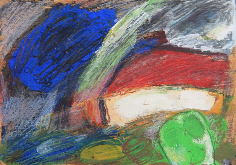 mit dem Fuße gemalt, 1980