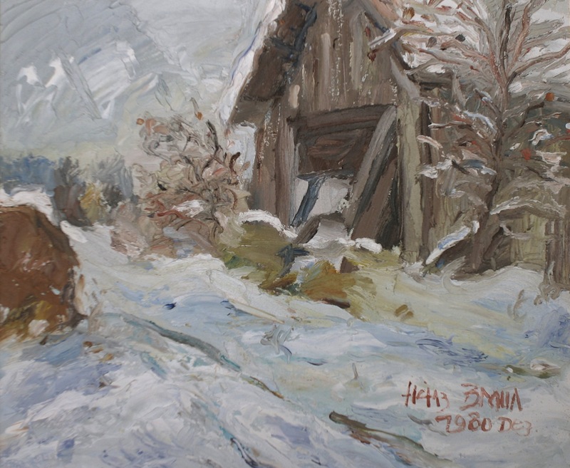 Winterlandschaft, 1980