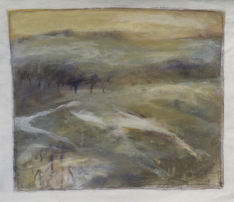 Landschaft bei Inning, 1982