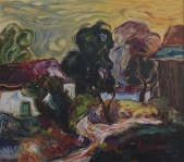 596 ohne Titel, Landschaft 1977 